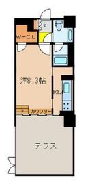 イクサージュ目黒 1階 間取り図