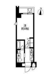 アジールコート麻布十番 311 間取り図