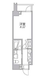 アジールコート麻布十番 504 間取り図