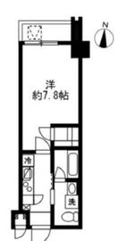 アジールコート麻布十番 306 間取り図