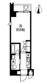 アジールコート麻布十番 307 間取り図