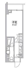 アジールコート麻布十番 507 間取り図