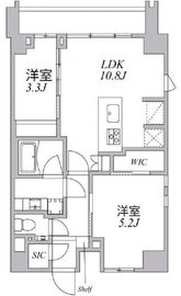 アジールコート麻布十番 701 間取り図