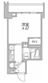 アジールコート麻布十番 803 間取り図