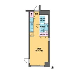 ベイクレストタワー 707 間取り図