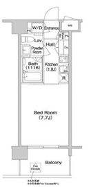 コンフォリア南砂町 1610 間取り図