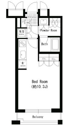 アクトフォルム学芸大学 602 間取り図