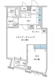 クアルソ富士見 702 間取り図