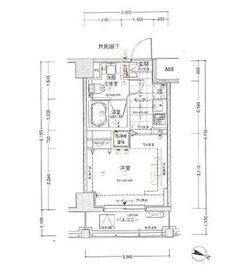 アーバンファースト神楽坂 6階 間取り図