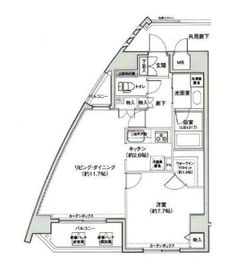 グレンパーク池田山 4階 間取り図