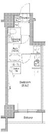 ウィルテラス深川住吉 204 間取り図