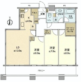 東京シーサウスブランファーレ 9階 間取り図