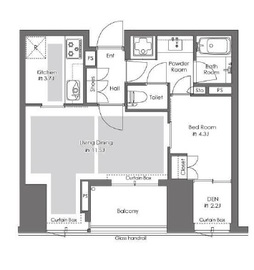 プレミスト南青山 3階 間取り図