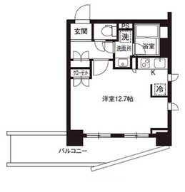 レジディア御茶ノ水 1301 間取り図