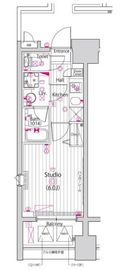 ガーラ・グランディ品川 12階 間取り図