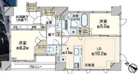 シティハウス勝どきステーションコート 3階 間取り図