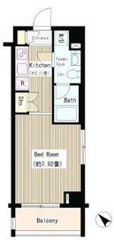 タキミハウス西早稲田 405 間取り図