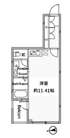 白金高輪レジデンス 204 間取り図