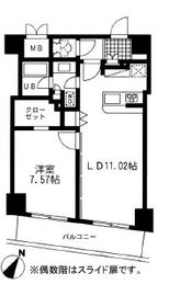 レジディア日本橋人形町2 1002 間取り図