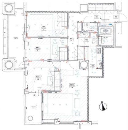 六本木ヒルズレジデンス B棟 10階 間取り図