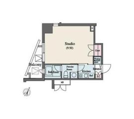 MFPR代々木タワー 601 間取り図