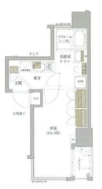 オープンレジデンシア銀座二丁目 3階 間取り図