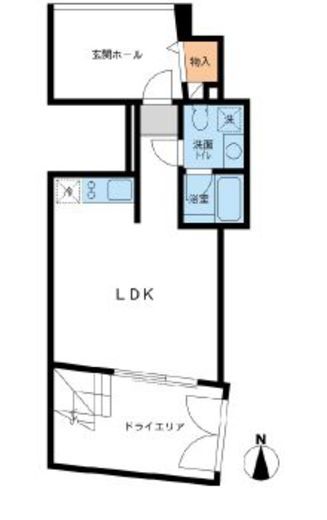 サークル南麻布 T01 間取り図
