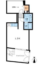 サークル南麻布 T01 間取り図