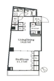 サングラータ西麻布2 302 間取り図