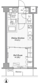 デ・ソーレ東池袋 503 間取り図