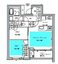 ザ・パークハウス広尾羽澤 3階 間取り図