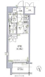 スパシエソリデ三軒茶屋 3階 間取り図