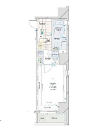 コンシェリア恵比寿 9階 間取り図