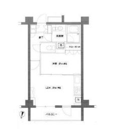 ルピナス高輪 4階 間取り図