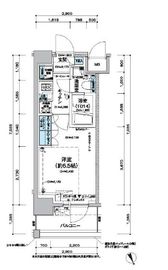 レジディア蒲田5 302 間取り図