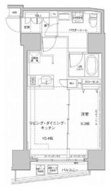 ジェノヴィア東大前グリーンヴェール 4階 間取り図