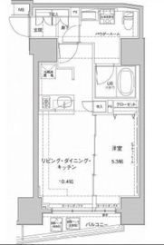 ジェノヴィア東大前グリーンヴェール 8階 間取り図