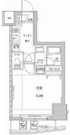 ジェノヴィア東大前グリーンヴェール 14階 間取り図