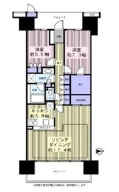 品川シーサイドレジデンス 13階 間取り図