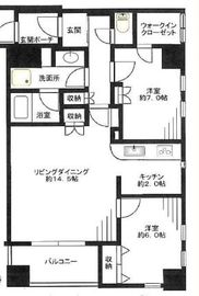 グランシティ日本橋浜町公園 2階 間取り図