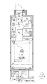 リクレイシア西麻布 1-102 間取り図