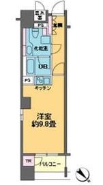 カスタリア銀座3 601 間取り図