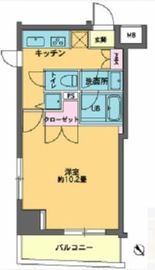 カスタリア東日本橋2 703 間取り図