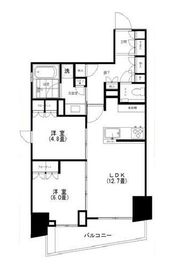 プラウド日本橋三越前 8階 間取り図