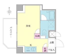 THEパームス学芸大学 501 間取り図