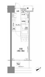 パークハビオ西新宿 802 間取り図