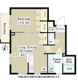 ファレール笹塚 404 間取り図