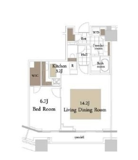 コンシェリア西新宿タワーズウエスト 5階 間取り図