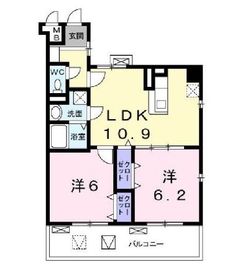グラウンドウェル 205 間取り図