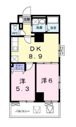 グラウンドウェル 605 間取り図
